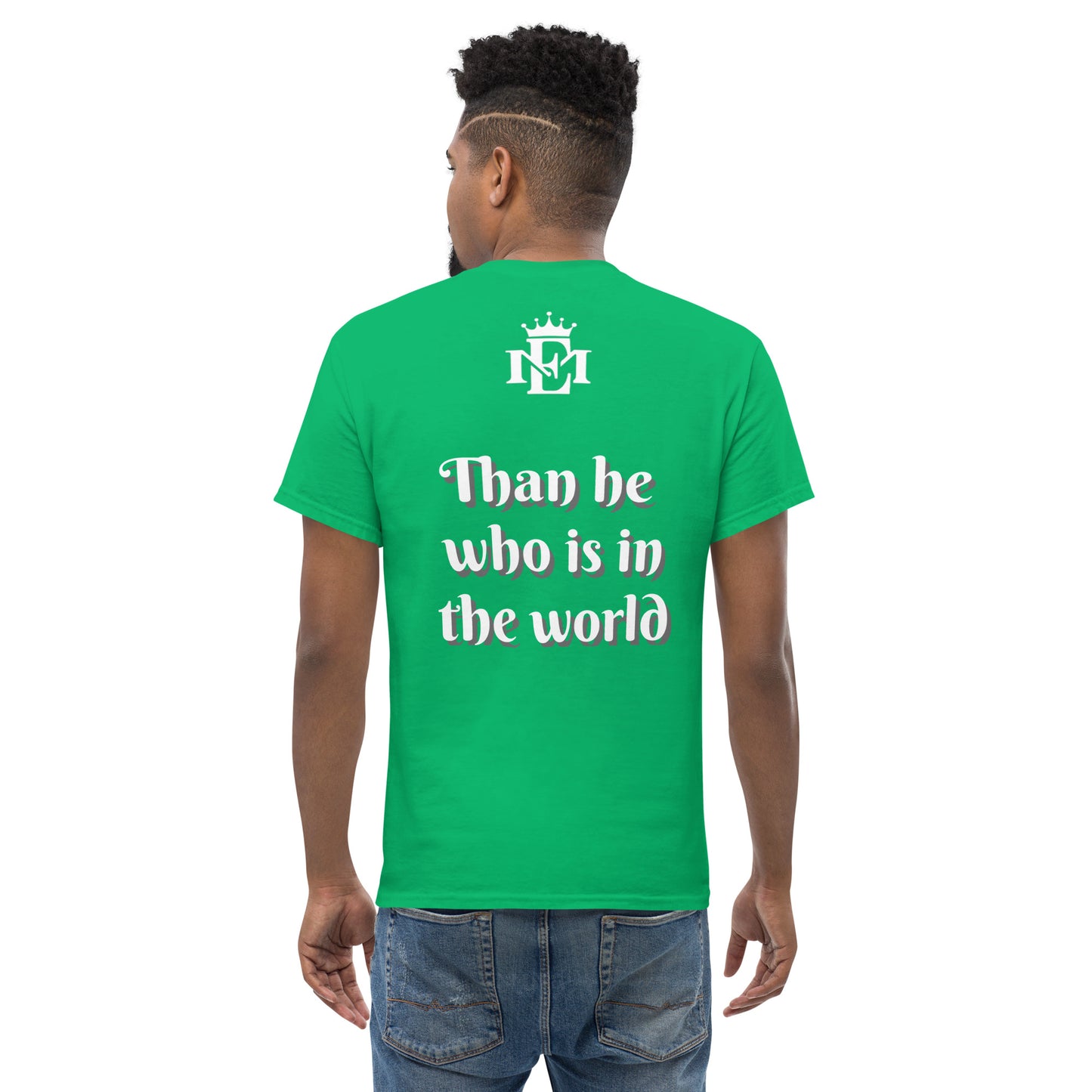 Greater is He - Men's classic tee