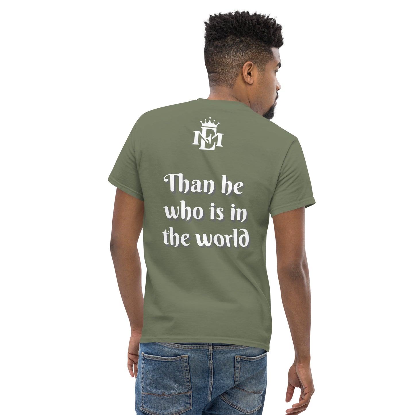 Greater is He - Men's classic tee