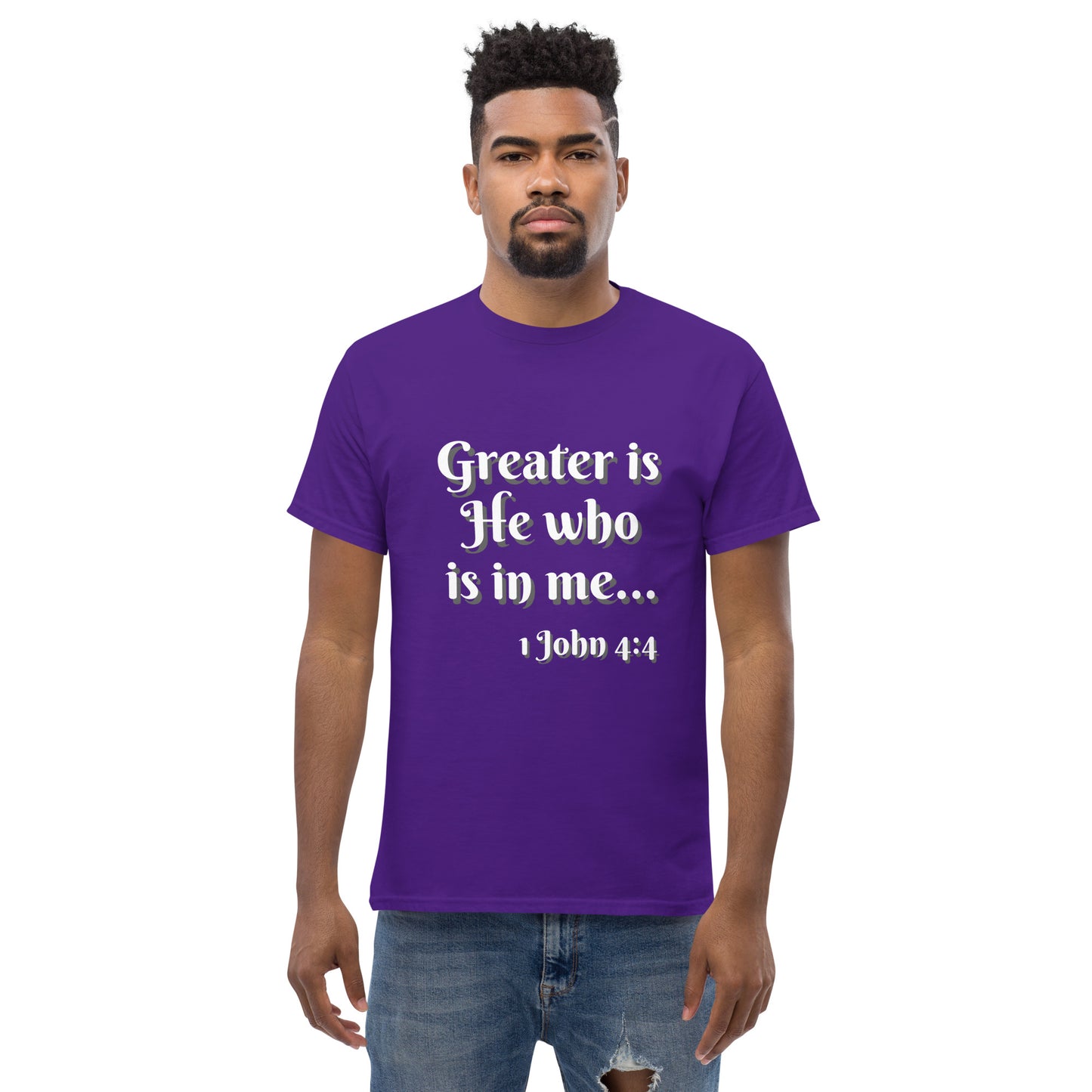 Greater is He - Men's classic tee