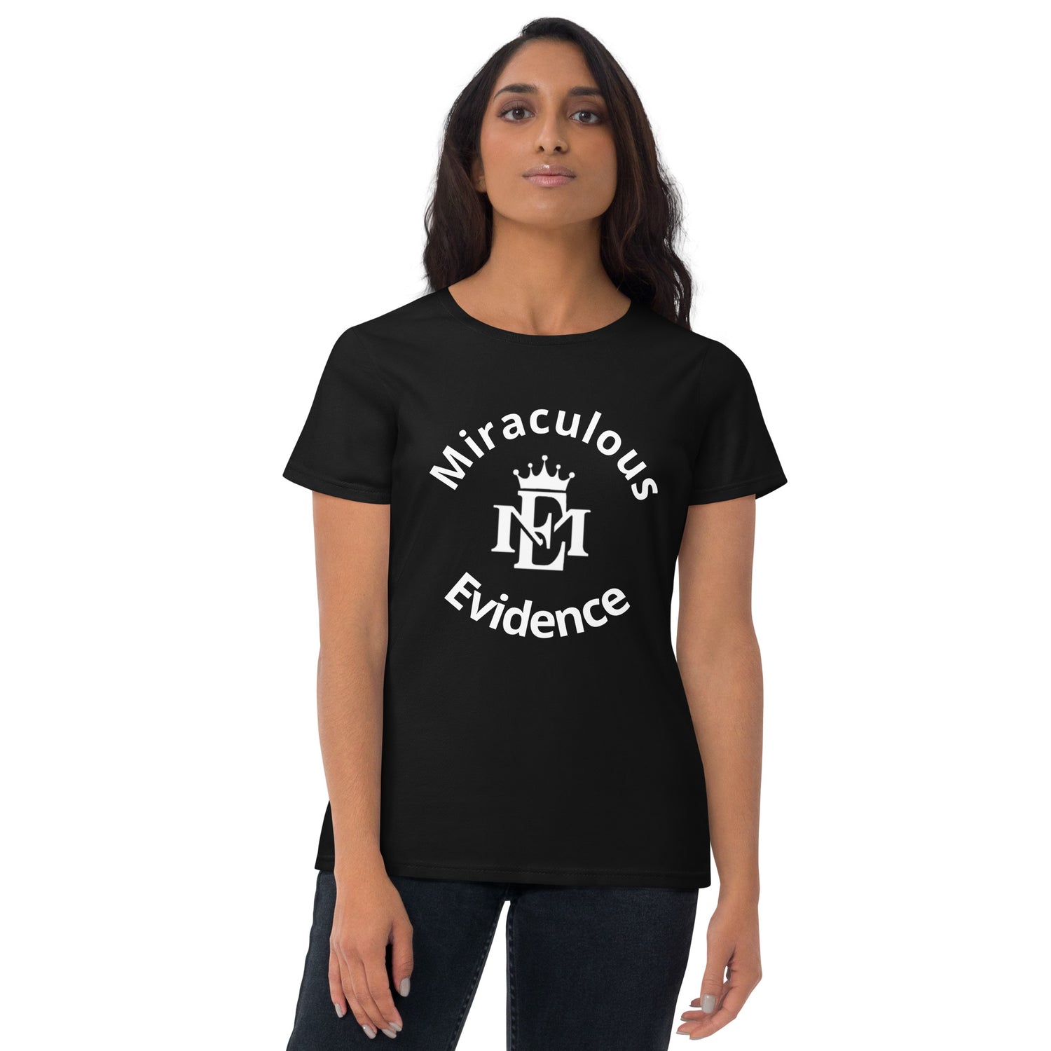 Women's short sleeve t-shirt - Miraculous Evidence