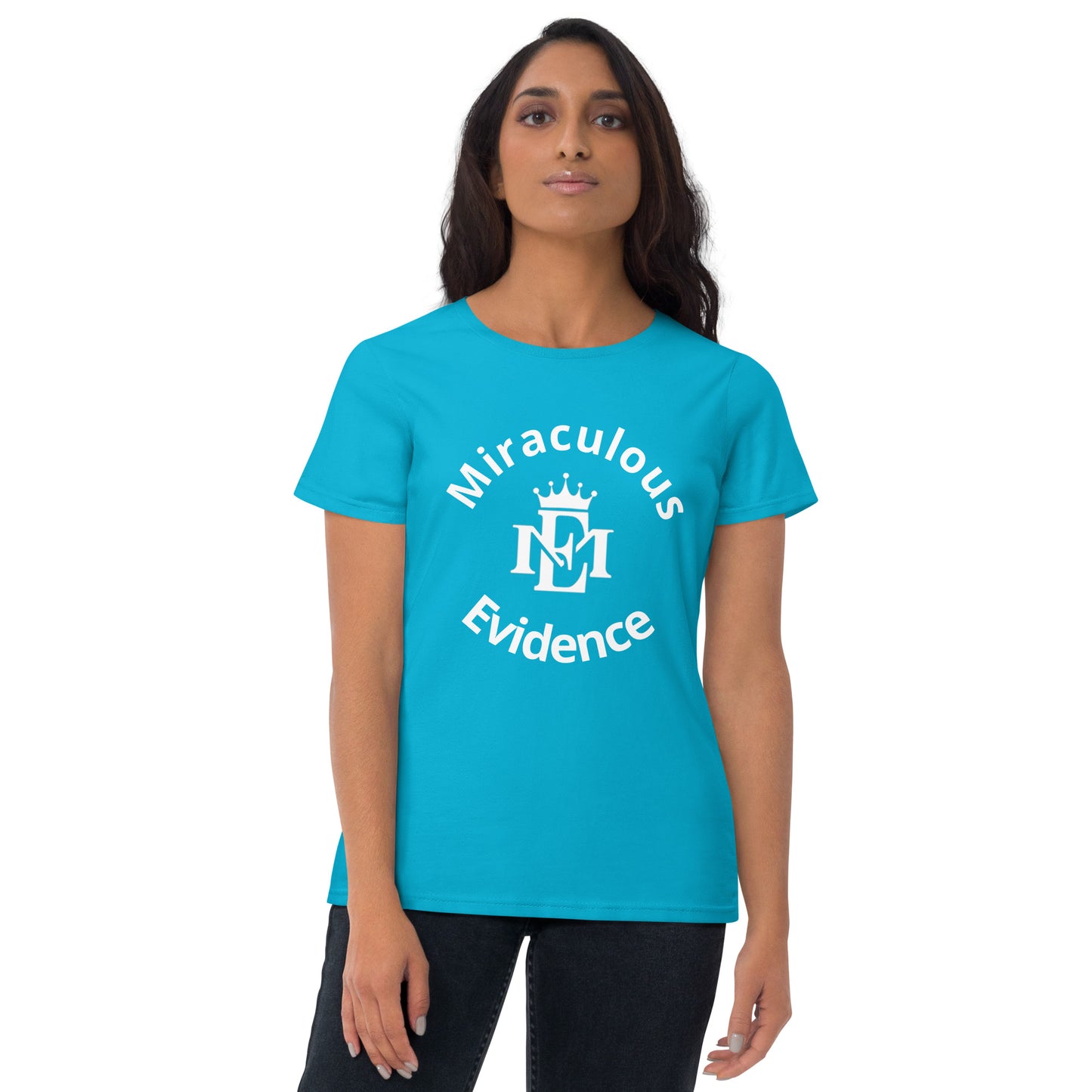 Women's short sleeve t-shirt - Miraculous Evidence