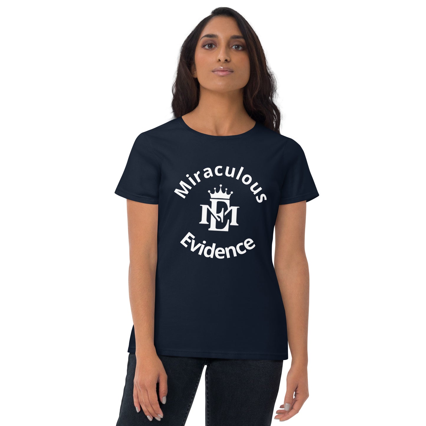 Women's short sleeve t-shirt - Miraculous Evidence